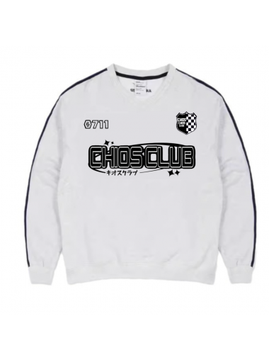 CHIOS CLUB - Oversized Cotton Sweatshirt FW2410